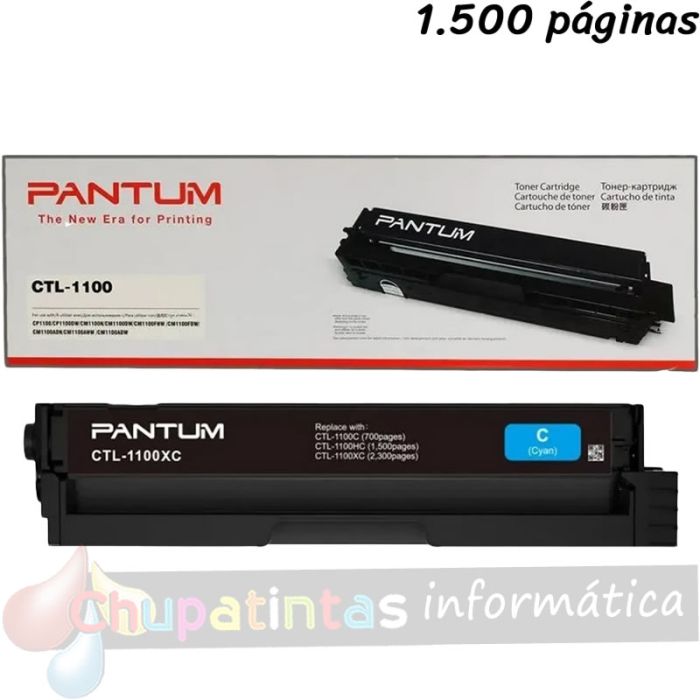Pantum CTL1100HC Cian Cartucho de Toner Original