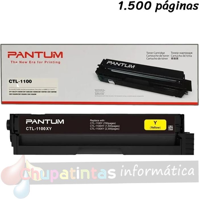 Pantum CTL1100HY Amarillo Cartucho de Toner Original
