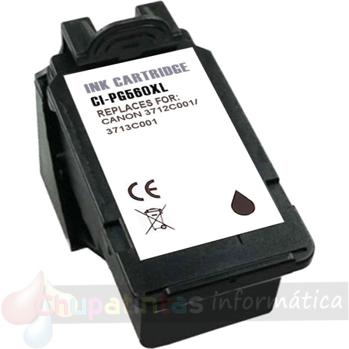 Canon PG560XL Negro Cartucho de Tinta Genérico - Reemplaza 3712C001/3713C001