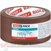 Tesa Basic Precinto de Embalar 50mm x 66 Metros - Fabricado en Polipropileno - Adhesivo Ecologico - Color Marron