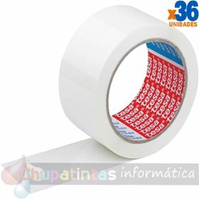 Tesa 4089 Precinto de Embalar 50mm x 132 m - Fabricado en Polipropileno - Adhesivo de Caucho Natural - Color Blanco