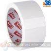 Apli Precinto Basic Pp Acrilico - 48mm x 66m - Resistente al Agua y a la Rotura - Facil de Cortar - Blanco