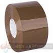 Apli Precinto Compact sin Ruido Pp Acrilico - 50mm x 132m - Grosor 28?m - Marron