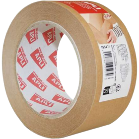 Apli Cinta Adhesiva Kraft 48mmx50m - Alta Adherencia - Adhesivo de Caucho Natural - Color Marrón