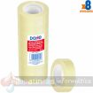 Dohe Pack de 8 Cintas Adhesivas Transparente de Polipropileno 19mm x 33m