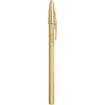 Bic Cristal Shine Boligrafo de Bola - Punta Media de 1.0mm - Tinta con Base de Aceite - Elegante Cuerpo Dorado - Color Azul - Caja de 20 ud