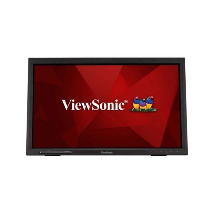ViewSonic Monitor Tactil LED 21.5" Full HD 1080p - Hasta 10 Puntos de Contacto - Respuesta 5ms - Altavoces 4W - Angulo de Vision 170º - USB, HDMI, DVI y VGA - VESA 100x100 mm