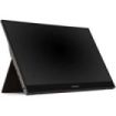 ViewSonic Monitor Tactil LED 15.6" IPS Full HD 1080p - 10 Puntos de Contacto - Respuesta 6.5ms - Altavoces 1.6W - Angulo de Vision 178º - USB-C, Mini HDMI - Modo Eco - Color Negro