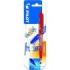 Pilot Frixion Ball Pack de 1 Boligrafo de Gel Borrable - Punta de Bola 0.7mm - Trazo 0.4mm - Grip Ergonomico - Color Rojo