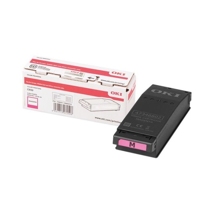 OKI C650 Magenta Cartucho de Toner Original - 9006128