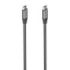 Aisens Cable USB 3.2 Gen2x2 Aluminio 20Gbps 8K@30Hz 5A 100W E-Mark - Tipo USB-C/M-USB-C/M - 3.0m - Color Gris