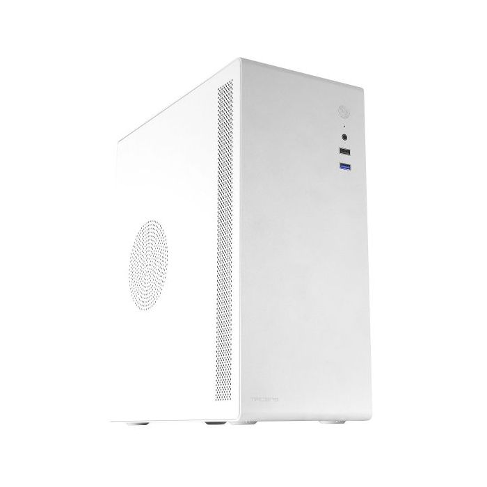 Tacens NOVAX Mini Torre Ultra Compacta - Estructura Metalica Resistente - Excelente Refrigeracion - Soporte MicroATX/Mini-ITX - USB 3.0 y 2.0 - Color Blanco