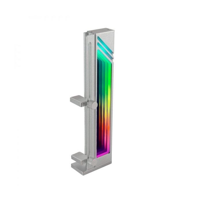 Mars Gaming MCA-GCB Soporte Tarjeta Grafica ARGB - Iluminacion ARGB Infinity Mirror - Base Magnetica Antideslizante - Compatibilidad Universal - Color Varios
