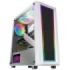 Mars Gaming MC-ART Caja Personalizable - Paneles Dibujables - Iluminacion ARGB 12 Modos - Refrigeracion Avanzada - Compatible con Placas ATX/MicroATX/Mini-ITX - Color Blanco