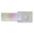 Mars Gaming MCP124 Combo Gaming 3en1 - Teclado H-Mech Ergonomico - Raton RGB Switches HUANO - Alfombrilla Nanotextil Rainbow - Compatibilidad Multiplataforma - Color Blanco