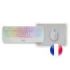 Mars Gaming MCP124 Combo Gaming 3en1 - Teclado H-Mech RGB - Raton Optico HUANO - Alfombrilla Nanotextil Rainbow - Compatibilidad Multiplataforma - Color Blanco