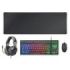 Mars Gaming MCP-RGB3 Combo Gaming 4en1 - Teclado TKL H-Mech - Raton RGB 3200 DPI - Auriculares FRGB con Cancelacion de Ruido - Alfombrilla XXL Antideslizante - Color Negro