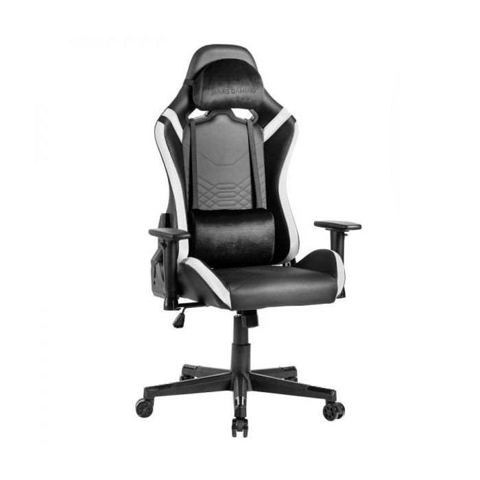 Mars Gaming MGC-PRO Silla Gaming - Cuero PU - Cojines Soft-Touch - Reposabrazos 2D - Respaldo Reclinable 135º - Soporta 150 kg - Base Acero - Ruedas XL - Color Negro