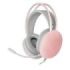 Mars Gaming MH-GLOW Auriculares - Sonido Envolvente - Iluminacion 360º CHROMA RGB - Drivers Hi-Fi Ultra-Bass 3D - Compatibilidad Universal - Color Rosa