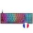 Mars Gaming MKULTRA Teclado Gaming Premium - Compacto 96% - Teclas PBT Pudding - Iluminacion FULL RGB CHROMA - Switches Mecanicos OUTEMU SQ - USB-C Extraible - Frances - Color Negro