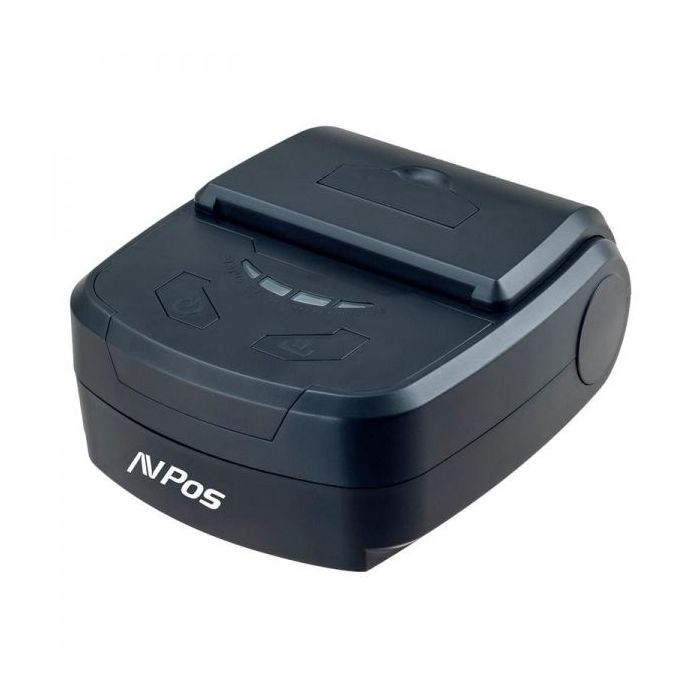 AVPos AVP-MP800R Impresora Termica Tickets Portatil - Rugerizada - 80mm - Velocidad 70 mm/S - Funda Protectora - BT y USB - Color Negro
