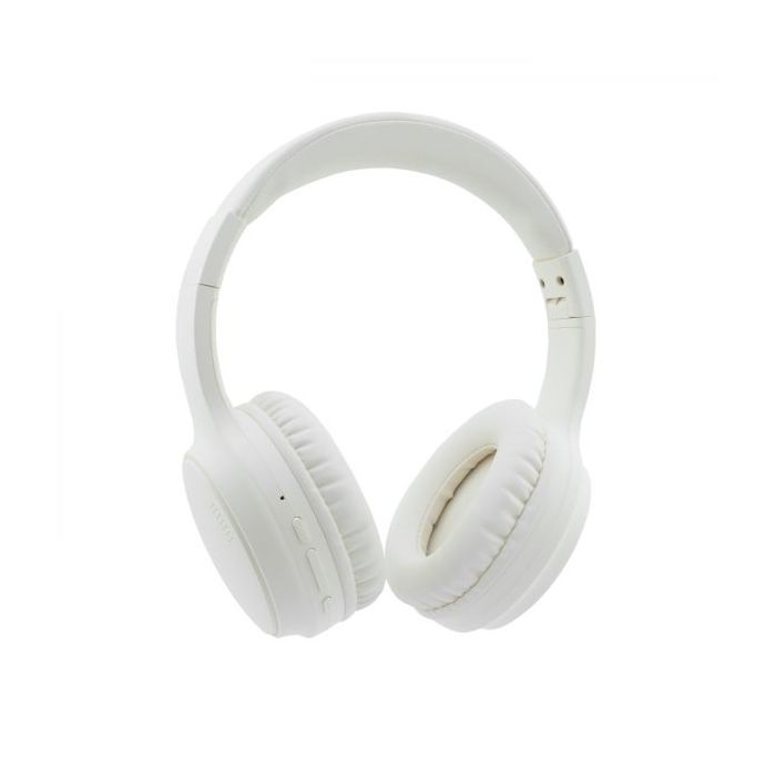 Coolbox Air40 Auriculares BT - ANC - Sonido Envolvente - Conectividad Inalambrica Avanzada - Color Blanco