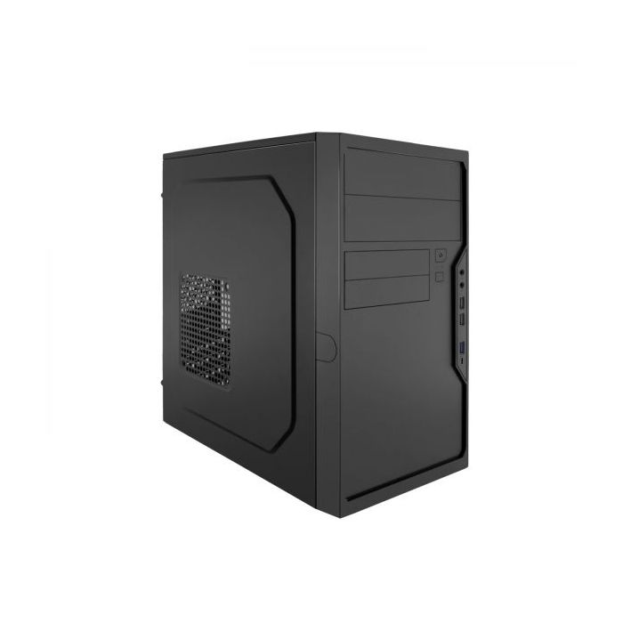 Coolbox Caja para PC Micro ATX M550 USB-C con Fuente de Alimentacion - USB-C - Fuente Incluida - Diseño Compacto - Color Negro
