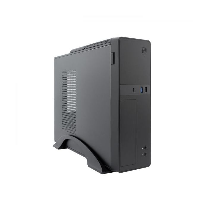 Coolbox T310 Slim Caja para PC Micro ATX - Diseño Compacto - Compatibilidad Micro ATX - Estilo Moderno - Color Negro