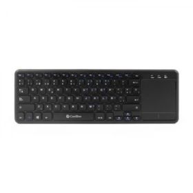 Coolbox CoolTouch Teclado Inalambrico - Conexion Bluetooth - Diseño Ergonomico - Bateria de Larga Duracion - Teclas Silenciosas - Color Negro