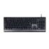 Coolbox V4 Teclado con Lector DNIe - Conexion USB - Compatible con Windows y Mac - Diseño Compacto - Instalacion Sencilla - Color Negro