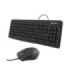 Coolbox Kit Teclado+Raton USB - Conexion USB Fiable - Diseño Ergonomico - Compatibilidad Universal - Color Negro