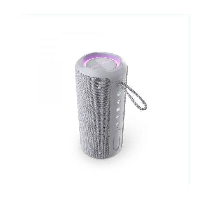 Energy Sistem Altavoz Bluetooth - True Wireless - 40W - IPX6 - 12h Autonomia - LED - Manos Libres - Reciclado - Radio FM - USB-C - Color Gris
