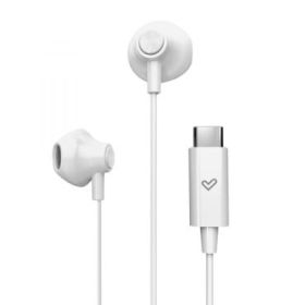 Energy Sistem Auriculares - Sonido HD - Conexion Tipo C - Microfono Integrado - Control de Reproduccion - Ligeros y Comodos - Packaging Reciclado - Color Blanco