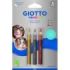 Giotto Make Up Metallic Pack con 3 Lapices Cosmeticos - Se Lava con Agua - Dermatologicamente Testado - Colores Metalicos Surtidos