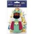 Bismark Pack de Banderines Colgantes de Papel Reyes Magos - Reyes, Estrellas y Cofres - No Incluye la Cuerda