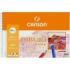 Canson Basik Cuaderno de Dibujo A4+ con Recuadro - 20 Hojas Microperforadas 130g/m² - Color Blanco