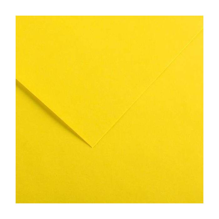 Canson Guarro Pack de 25 Cartulinas Iris de 185g - 50x65cm - Color Amarillo Canario