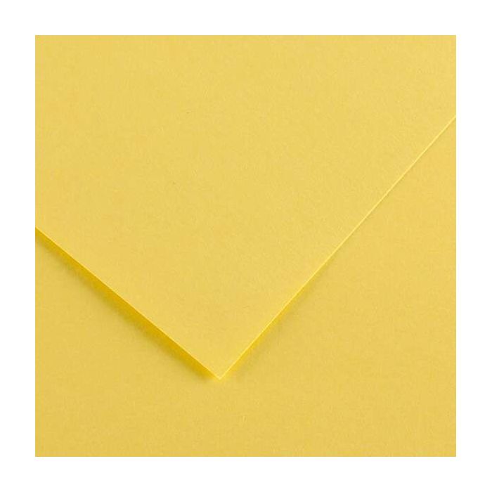 Canson Guarro Pack de 25 Cartulinas Iris de 185g - 50x65cm - Color Amarillo Limon