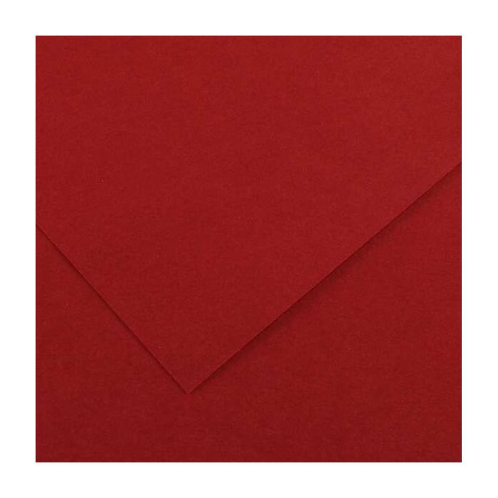 Canson Guarro Pack de 25 Cartulinas Iris de 185g - 50x65cm - Color Granate