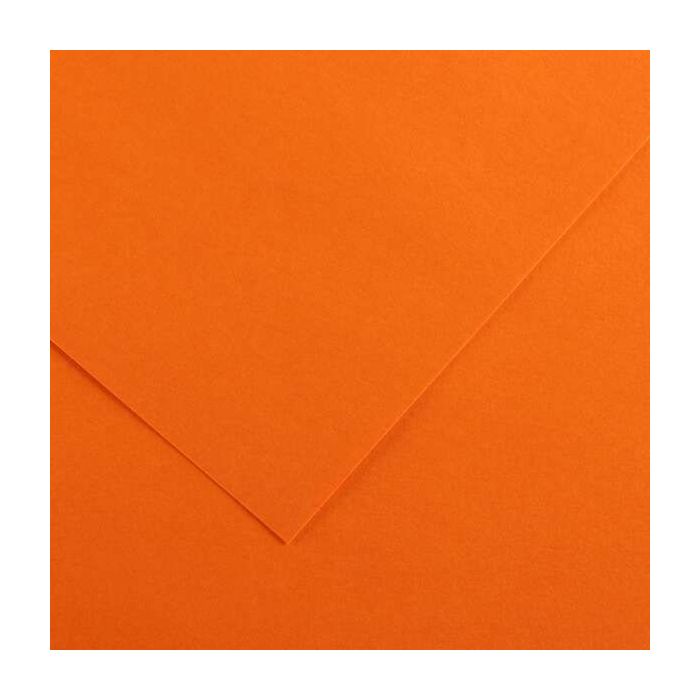 Canson Guarro Pack de 25 Cartulinas Iris de 185g - 50x65cm - Color Naranja