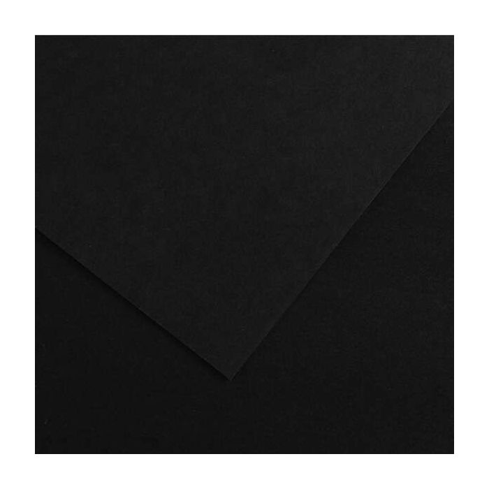 Canson Guarro Pack de 25 Cartulinas Iris de 185g - 50x65cm - Color Negro