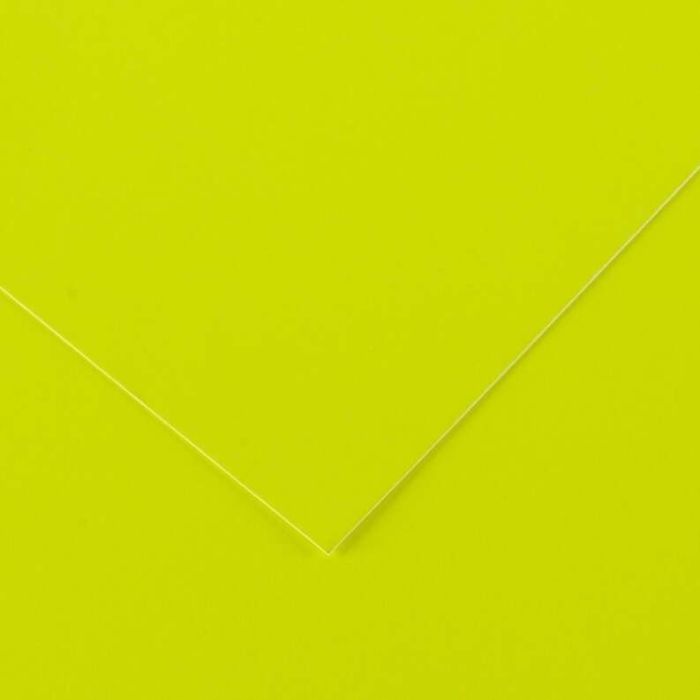 Canson Guarro Pack de 25 Cartulinas Iris de 185g - 50x65cm - Color Amarillo Fluo