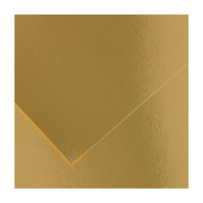 Canson Guarro Pack de 25 Cartulinas Iris de 185g - 50x65cm - Color Oro
