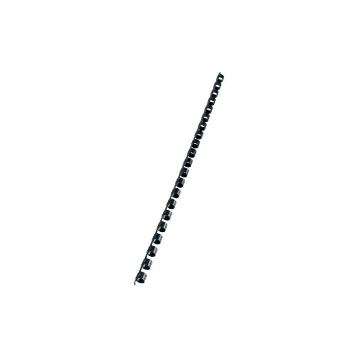 GBC Combbind Pack de 100 Canutillos Encuadernacion 12mm - Duradero y Resistente - Color Negro