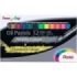 Pentel Oil Pastels Pack de 12 Pasteles Oleo - 6 Metalicos y 6 Fluorescentes - Blandos, Cremosos y de Secado Lento - Colores Metalicos y Fluorescentes Surtidos