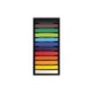 Milan Art Pack de 12 Pasteles Blandos - Colores Intensos y Brillantes - Resistentes a la Luz - Mezclables - Colores Surtidos