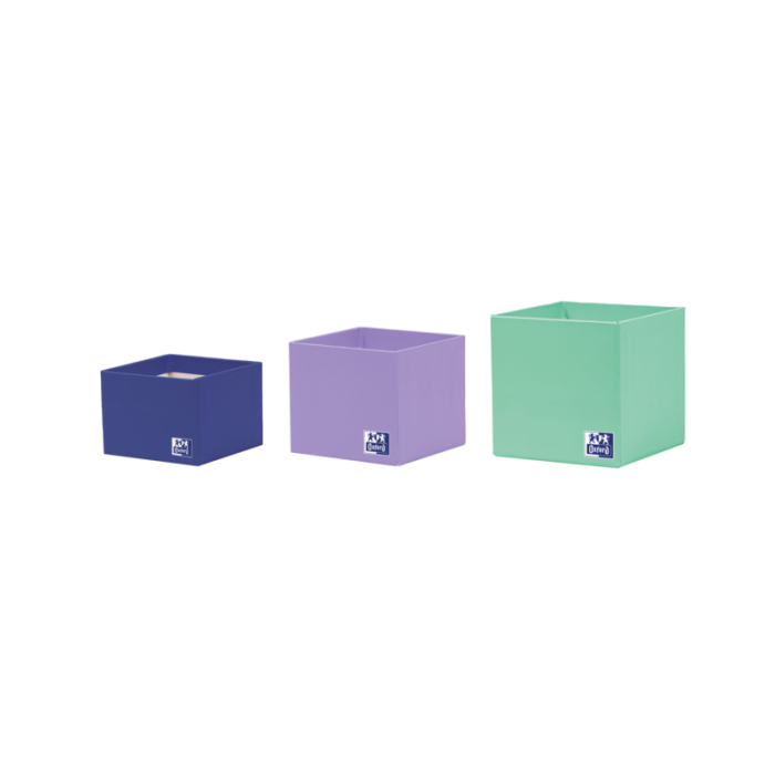 Oxford Portabolis 3 Cubiletes - Organizador de Escritorio - Incluye 3 Compartimentos - Diseño Compacto y Funcional