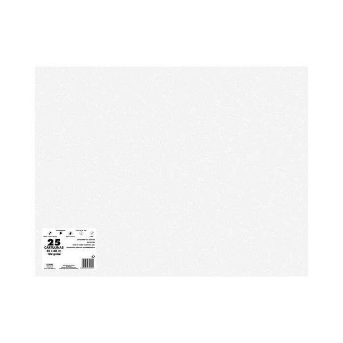 Dohe Cartulinas de Colores de 180 G/M2 - 50x65cm - PH Neutro - Libres de Cloro Elemental - Colorantes Biodegradables