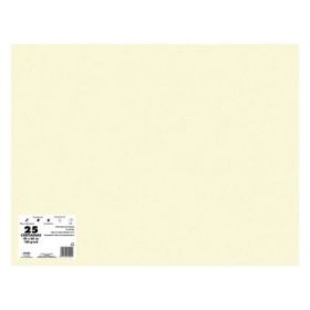 Dohe Pack de 25 Cartulinas de 180 G/M2 - Tamaño 50x65cm - PH Neutro - Libres de Cloro Elemental - Colorantes Biodegradables - Color Crema