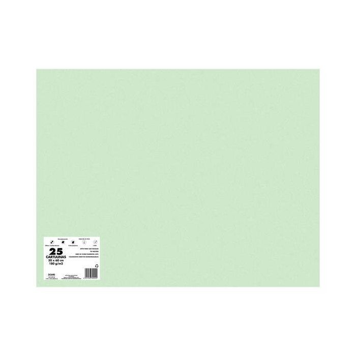 Dohe Cartulinas de Colores de 180 G/M2 - 50x65cm - PH Neutro - Libres de Cloro Elemental - Colorantes Biodegradables